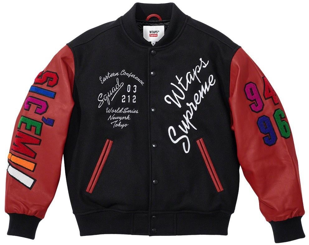 Supreme®/WTAPS® Varsity Jacket view 11
